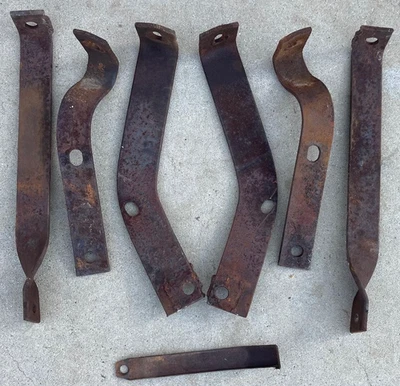 SOPORTES DE MONTAJE DE PARACHOQUES DE IMPACTO DELANTERO MERCURY MONTCLAIR 1955-1956 OEM #2 Foto 1 de 4