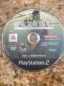 Metal Gear Solid 3 Subsistence PS2 nur Disc - Bild 1 von 2