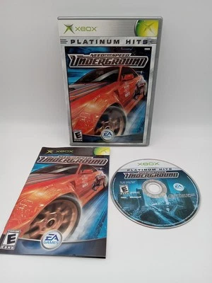 Need For Speed Underground (Microsoft Xbox) CIB Completo en Caja con Manual Foto 1 de 4