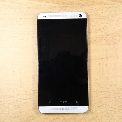 HTC One PN07110 Silver Smartphone For Parts #567 - Image 1 of 2