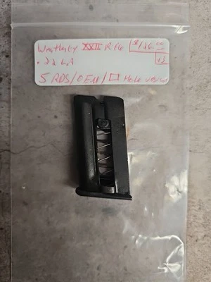 Weatherby Mark XXII .22 lr 5 Rd Magazine Vintage Factory / OEM clip 22 READ Desc - Image 1 of 4