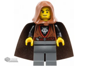 LEGO® Minifig cas585 - Wolfpack - Dark Bluish Gray Legs, Dark Brown Cape - Bild 1 von 1