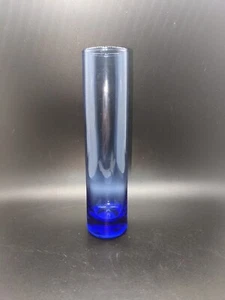 Libbey Bud Vase Cobalt Blue Cylinder Vintage Glass 7.5" Tall - Picture 1 of 5
