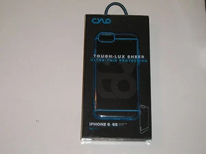 NIB Cylo Apple iphone 6 6s Ultra Thin Sheer Protection Case Blue Highlight Cell  - Picture 1 of 2