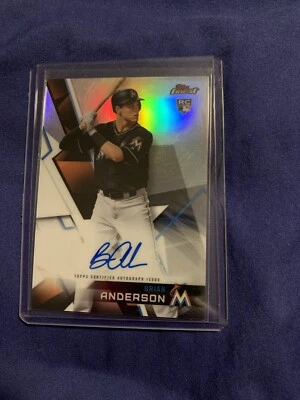 Brian Anderson 2018 Topps Finest Auto Autograph Signed Card Awesome!!! - Image 1 of 2