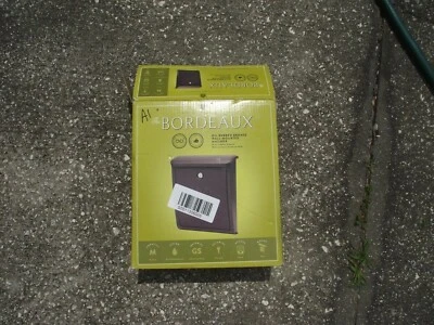 2697R2-10 The Bordeaux Mailbox Key Lock Oil Rubbed Bronze Galvanized Steel - Image 1 of 2