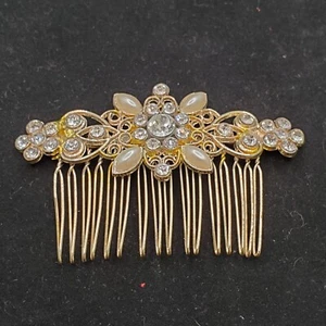 Bridal/Wedding Hair Comb w/ Pearls & Rhinestones for Prom~Wedding~Formal Event - Picture 1 of 4