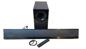 SONY Wireless Subwoofer SA-WCT390 & Sound Bar SA-CT390 w/ Remote Complete - Picture 1 of 8
