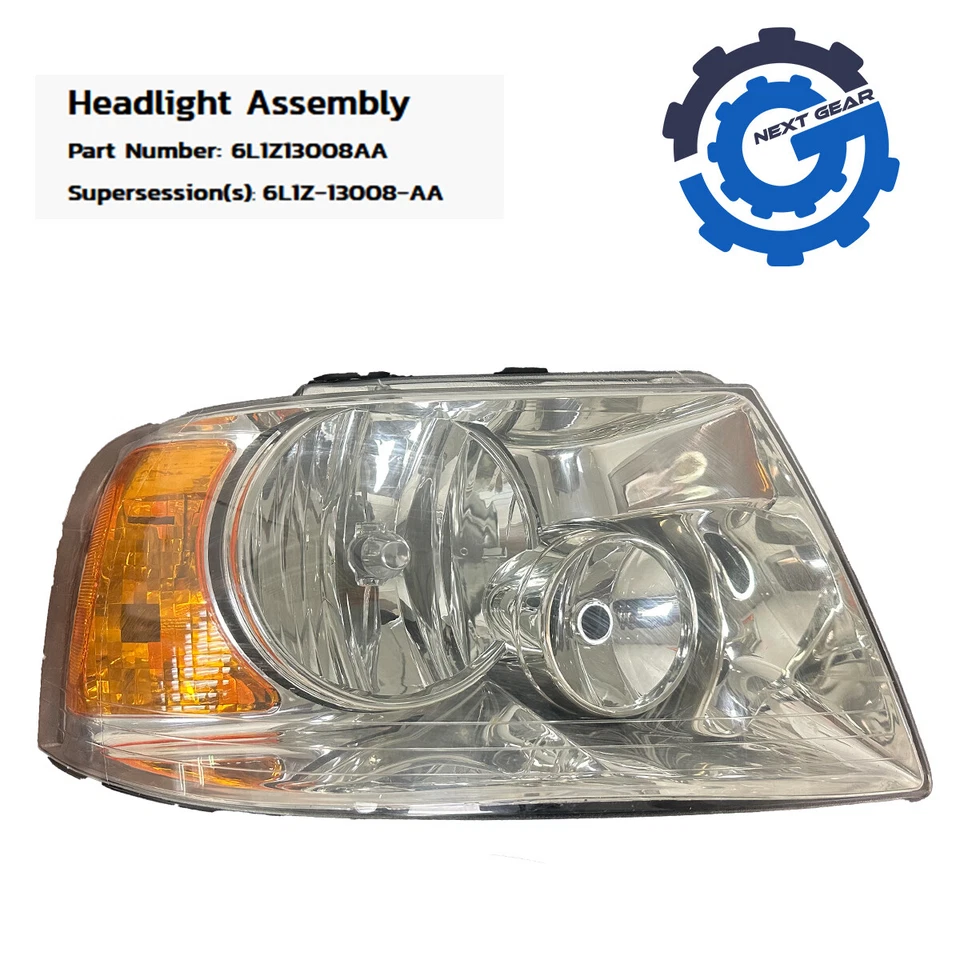 Nuevo faro halógeno derecho Ford OEM para Ford Expedition 2003-2006 6L1Z13008AA Foto 1 de 3