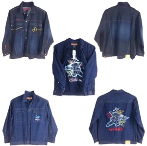 Vintage, AVIREX, HERREN DENIM JEANSJACKEN, 100% BAUMWOLLE LIMITED STYLE & GRÖßEN, - Bild 1 von 9