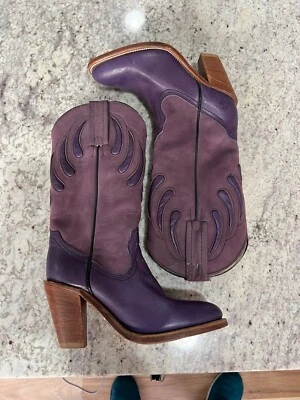 Botas de vaquero Frye moradas para mujer - talla 5 Foto 1 de 4