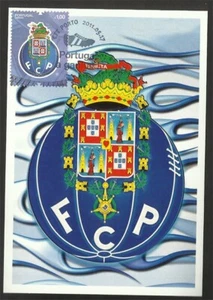 Portugal Soccer Football FC Porto badge UEFA Europa League finale 2011 maxicard - Picture 1 of 1