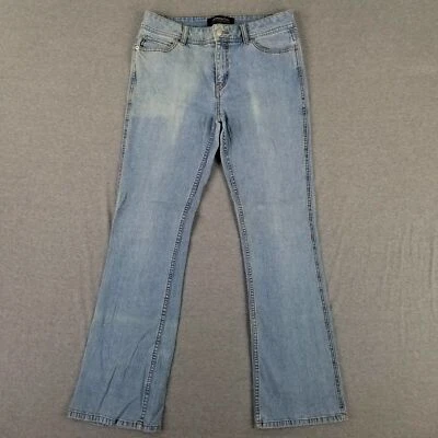 Jeans London Jean Talla 8 Bootcut Retro Clásico Desteñido Lavado Años 2000 Foto 1 de 4
