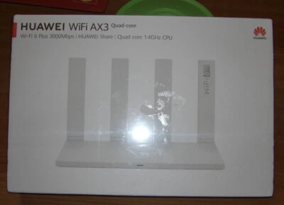 Huawei AX3 Tri-Band Wi-Fi 6 Router - QuadCore CPU bis 3000MBit WLAN - MESH - NEU - Bild 1 von 4