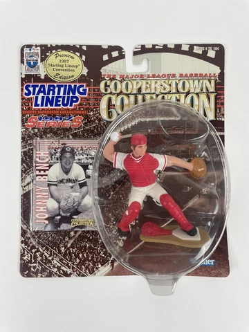 1997 STARTING LINEUP COOPERSTOWN COLLECTION JOHNNY BENCH CINCINNATI REDS! Cover