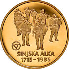 [#908436] Coin, Yugoslavia, 20000 Dinara, 1985, MS, Gold, KM:125