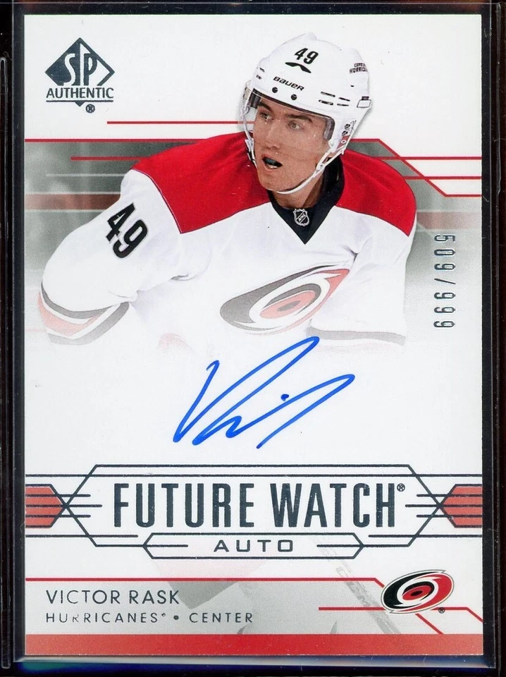 2014-15 SP Authentic Future Watch #318 Victor Rask Autograph RC 509/999 *S4875 - Image 1 of 1