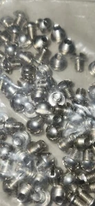 (Stck.100+) 10-32 x 3/8" Linsenkopf verzinkte Maschinenschrauben und Sternscheibe. - Bild 1 von 3