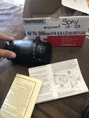 Tamron AF 75-300mm F/4-5.6 LD Macro (1:3.9) for Minolta-AF - Image 1 of 4