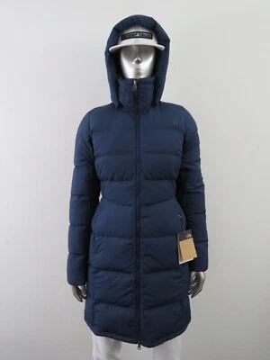 NWT Womens The North Face Metropolis Parka Long Down Warm Jacket - Summit Navy - Image 1 of 4