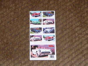 3935b 37 cent Sporty Cars s/a pane of 20 - Picture 1 of 1