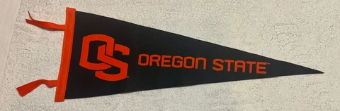 Oregon State Beavers   Vintage NCAA Wool Pennant Cover