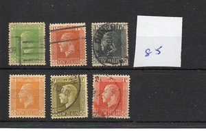 New Zealand - (85) - 1915 on - 6 values - used - SG Cat min. £6 - Picture 1 of 1