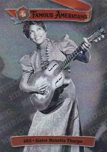 2021 FAMOUS AMERICANS PARALLEL - SISTER ROSETTA THARPE /25 #263 SSP - Bild 1 von 2