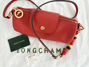 LONGCHAMP ★ Le Pliage Xtra XS ★ Tasche ★ ROT-ORANGE ★ Leder Perlen ★ NP 270 Euro - Bild 1 von 8