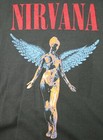 Hot Topic Nirvana Mens Gray In Utero Angel T Shirt Medium & Large Avail NEW NWT
