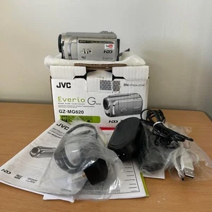 JVC Everio G Series Hard Disc Camcorder GZ-MG620 60GB 35x Optical Zoom - Picture 1 of 16