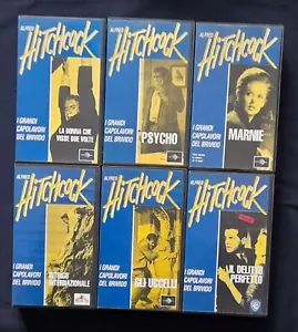Vhs Lotto - Alfred Hitchcock 6 Film da collezione del Maestro del Brivido - Foto 1 di 2