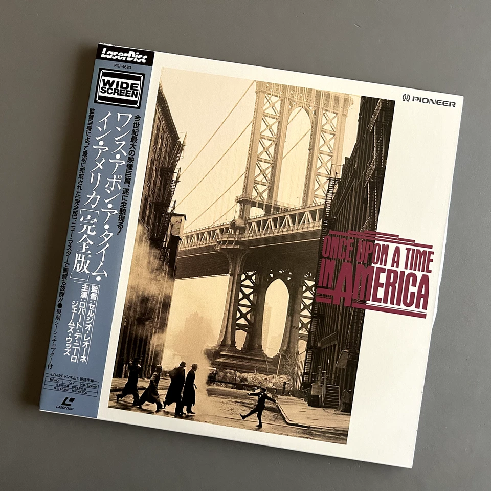Once Upon a Time in America Complete Edition LaserDisc Japan with OBI Rare - Image 1 of 4