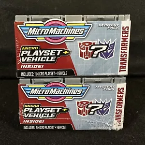 Transformers Micro Machines Mystery CHASE 5A-01 Clear Ratchet & 6B-02 Gold F-150 - Picture 1 of 6