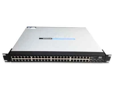 SRW2048 Linksys 48 Port 10/100/1000 Gigabit Switch with Webview - Image 1 of 4