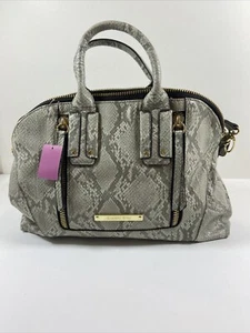 Gianni Bini Snakeskin Convertable Satchel Crossbody Handbag Purse - Picture 1 of 5