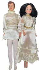 Vintage Bikin Walt Disney's The Wedding of Snow White & The Prince Dolls 80s