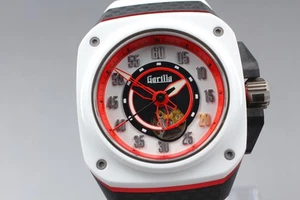 [Box Paper] Gorilla Fastback GT Legacy Tokyo FBY19.0.079 White x Red Men's Watch - Picture 1 of 14