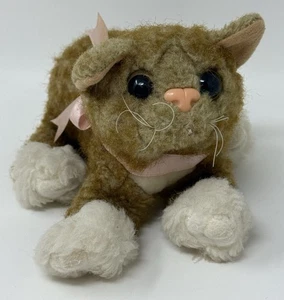 Kids of America Kitty Cat Kitten Tabby Purring Rattle Plush Stuffed Toy Vintage - Picture 1 of 11