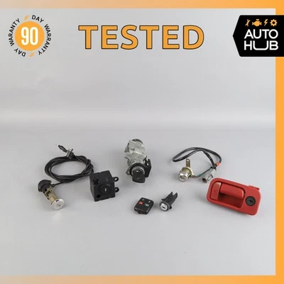 Juego de llaves de bloqueo de puerta interruptor de encendido de dirección Ford Thunderbird 02-05 OEM Foto 1 de 4