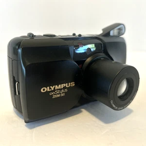 Olympus Infinity Stylus Zoom DLX 35mm Camera Point & Shoot For Parts Untested - Picture 1 of 9