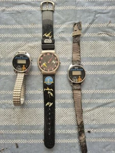 1980-84 Vintage Star Wars Wrist Watches By Bradley & Seiko - Picture 1 of 7