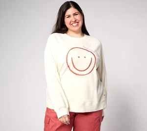 Sudadera Peace Love Día Mundial de la Mujer Prístina M Nueva - Imagen 1 de 1
