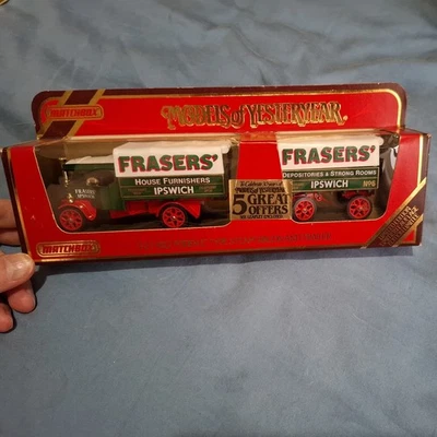 Matchbox Y-27 1922 FODEN ‘C’ TYPE STEAM WAGON AND TRAILER, MODELS OF YESTERYEARS - Image 1 of 4