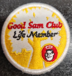 Vintage Good Sam Life Member Embroidered Sew-On Patch - Picture 1 of 3