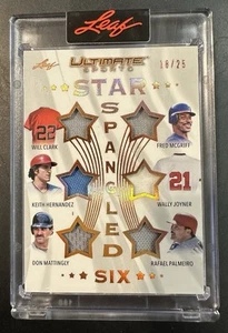 2024 Leaf Ultimate Sport Star Spangled Six Relic /25 #SSS-4 - Picture 1 of 2