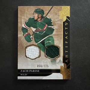 2019-20 Upper Deck ARTIFACTS MATERIALS Hockey #123 Zach Parise 56/125 EX/NM  - Picture 1 of 2