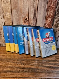 Verschiedene Turbo Tax Software Jahre 2011-2017 - Premier - Deluxe *kostenloser Versand* - Bild 1 von 34