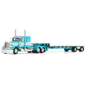 First Gear DCP 1/64 Peterbilt 379 Flattop & Transcraft Step Deck Trailer 60-2127 - Picture 1 of 6