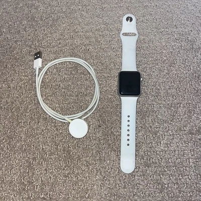 Apple Watch Series 3, 38mm Aluminum Case, GPS with Charging Cord Included - Image 1 of 4